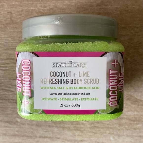 spathecary Bath & Body Coconut Lime Body Scrub Wsea Salt And